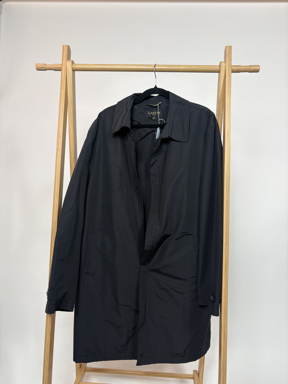 PF-1477 Lanvin Black Rain Coat